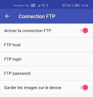 configuration FTP